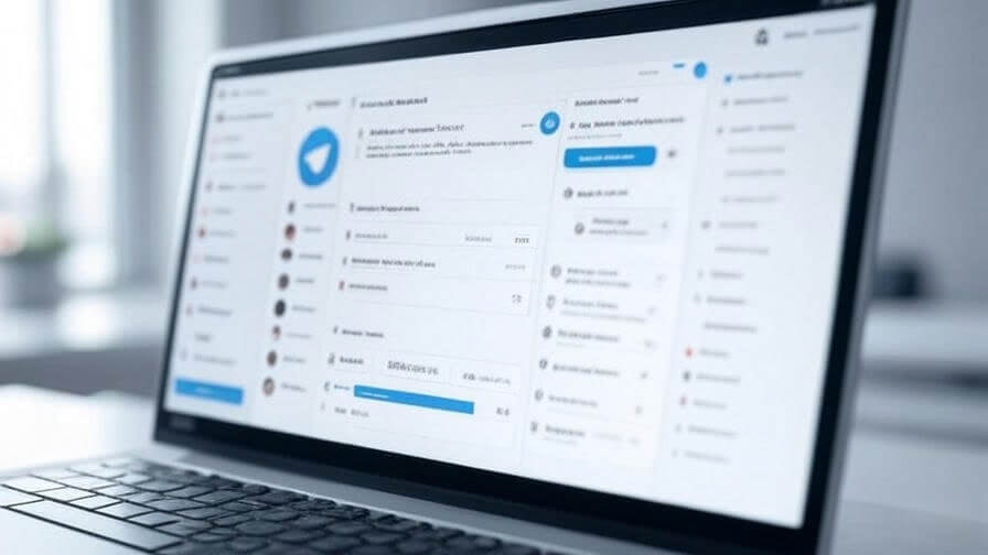 Tarayıcıda açık Telegram Web istemcisi